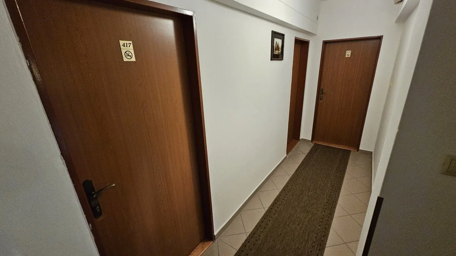Chodba na druhom poschodí