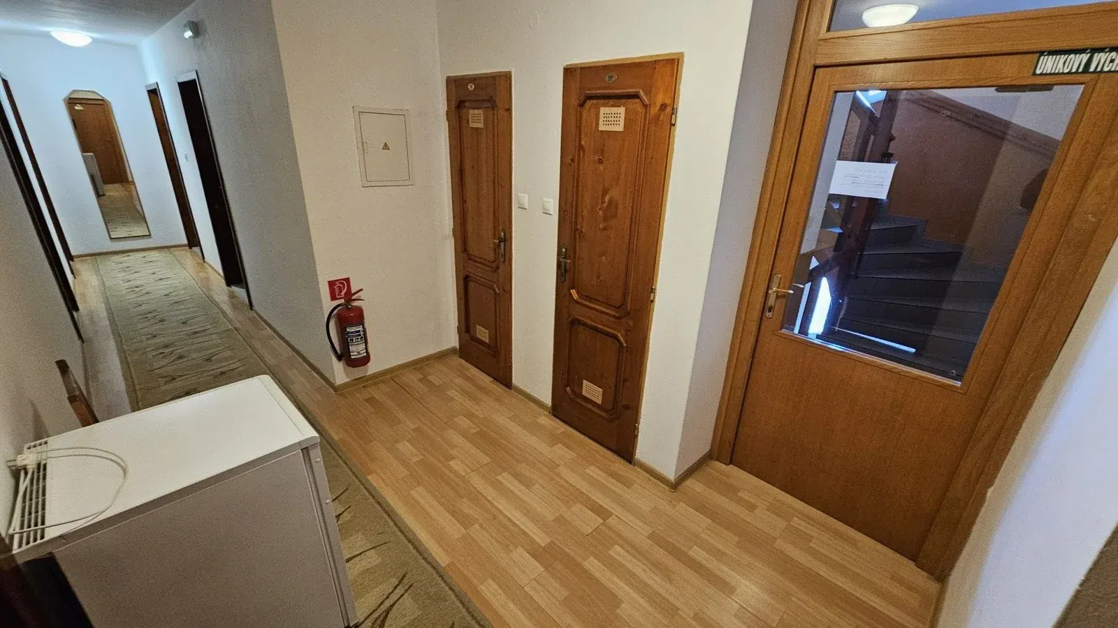 Chodba na prvom poschodí